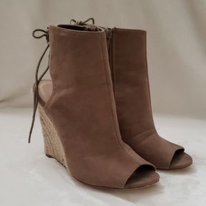 JustFab Wedged Booties